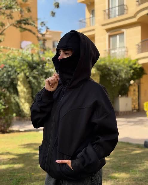 Couple Full Zipper Ninja Hoodie – Streetwear Masked Pullover