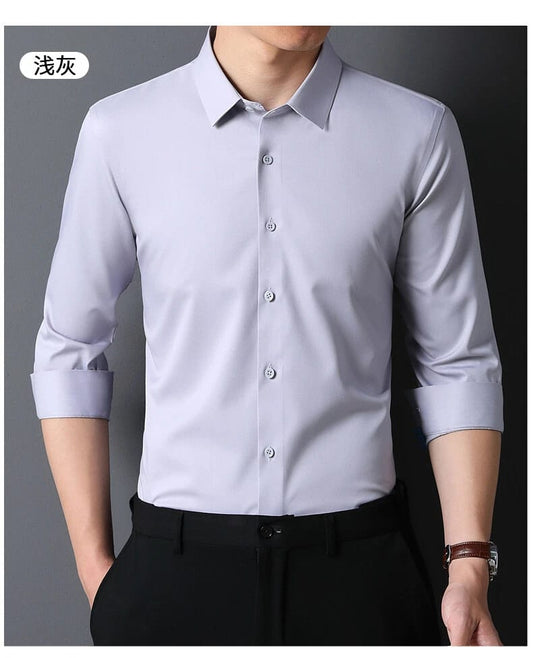 Men's Light Purple Formal Shirt | TM Fashions