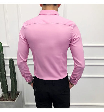 Men's Premium Pink Formal Shirt
