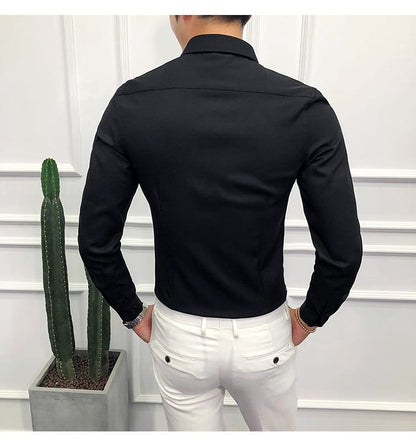 Men's Premium Black Formal Shirt