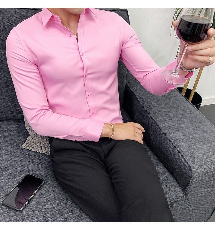 Men's Premium Pink Formal Shirt