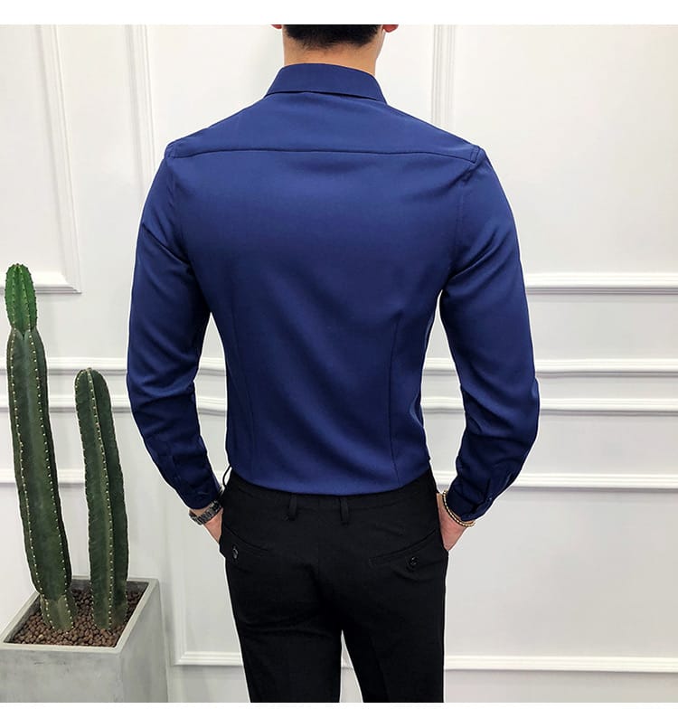 Men's Premium Blue Formal Shirt