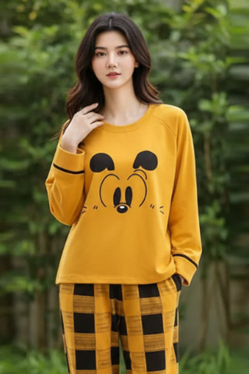 Yellow Mickey Mouse PJs SET